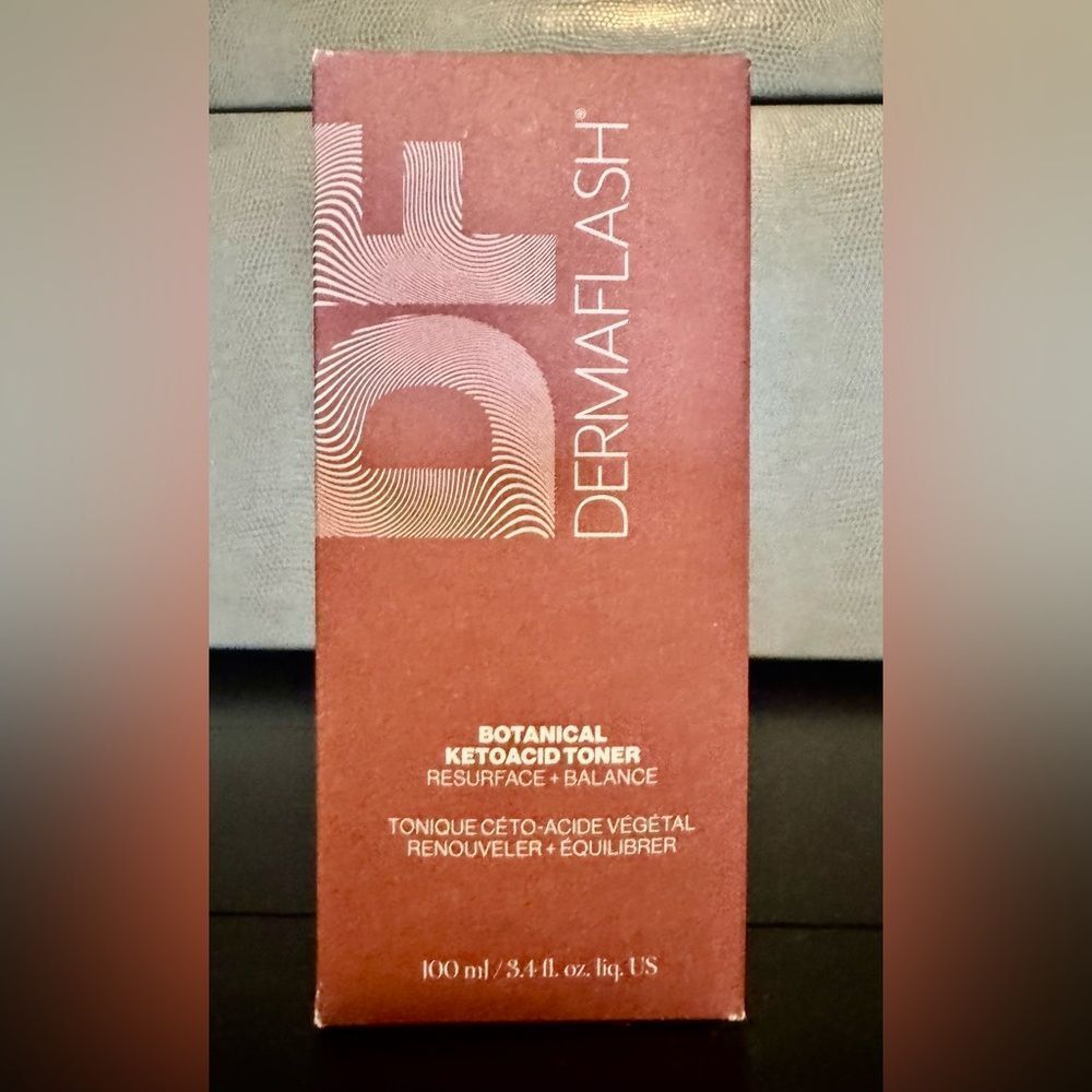 DERMAFLASH BOTANICAL KETOACID TONER Non-Irritating Daily Exfoliator bran…